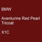 Preview: BMW, Aventurine Red Pearl Tricoat, X1C.